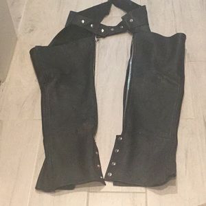 Men’s riding leather chaps